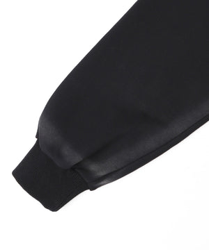 ブラシ加工ダブルZIPビッグパーカー