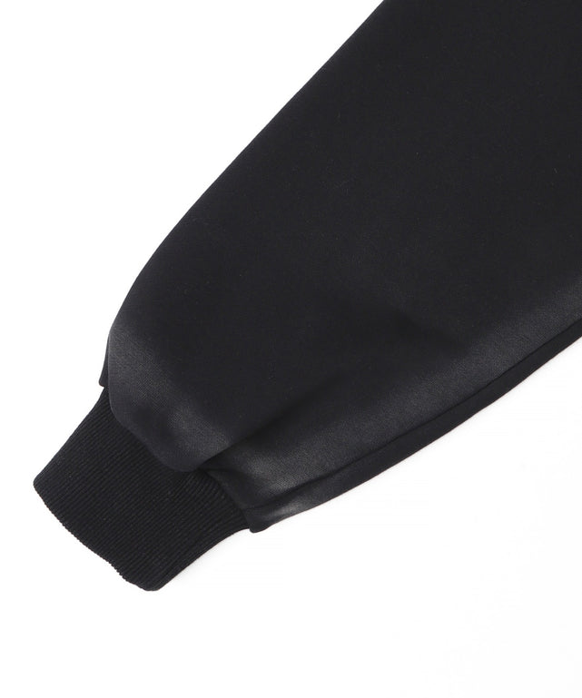 ブラシ加工ダブルZIPビッグパーカー