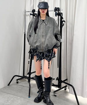 グレー モデル：154㎝ FREE着用