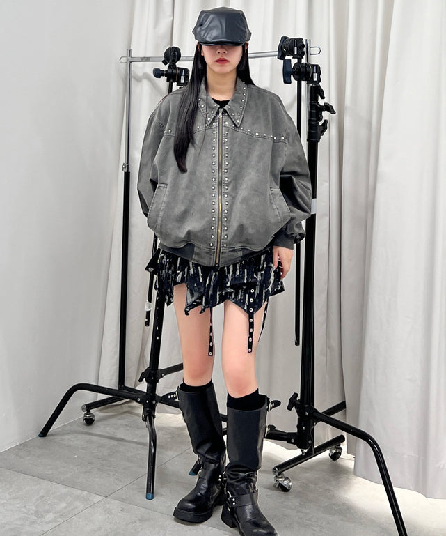 グレー モデル：154㎝ FREE着用