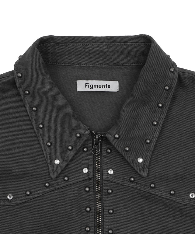 スタッズテディジャケット