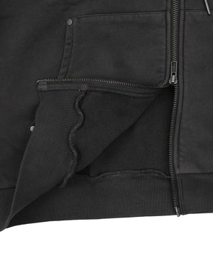 クロス刺繍ZIPパーカー