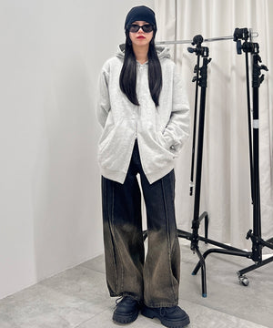 杢グレー モデル：154㎝ L着用