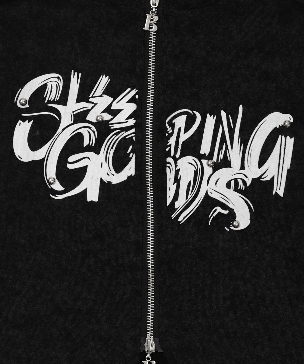 ダブルZIPロゴトップス