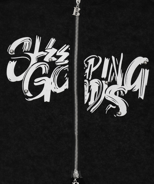 ダブルZIPロゴトップス