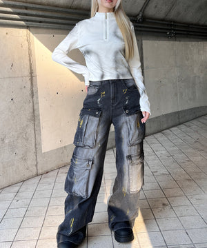 ホワイト モデル：159㎝ FREE着用