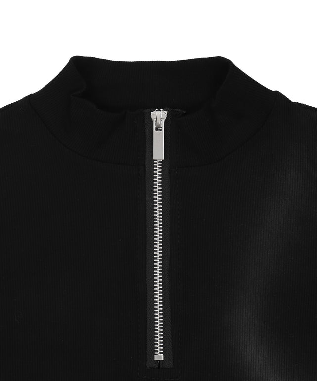 ハーフZIPスプレートップ