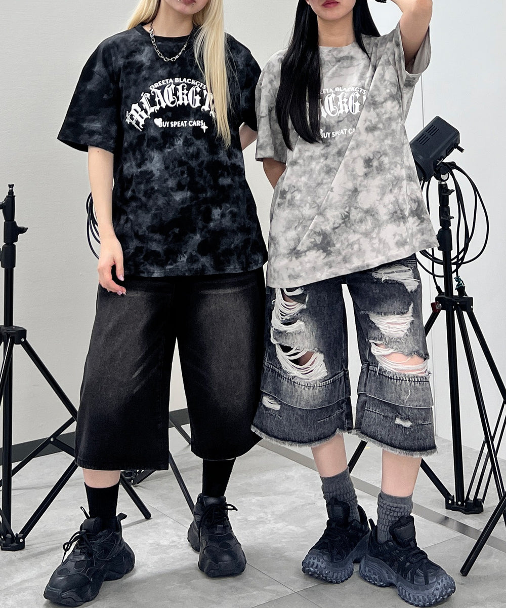 ゴシックロゴタイダイビッグT