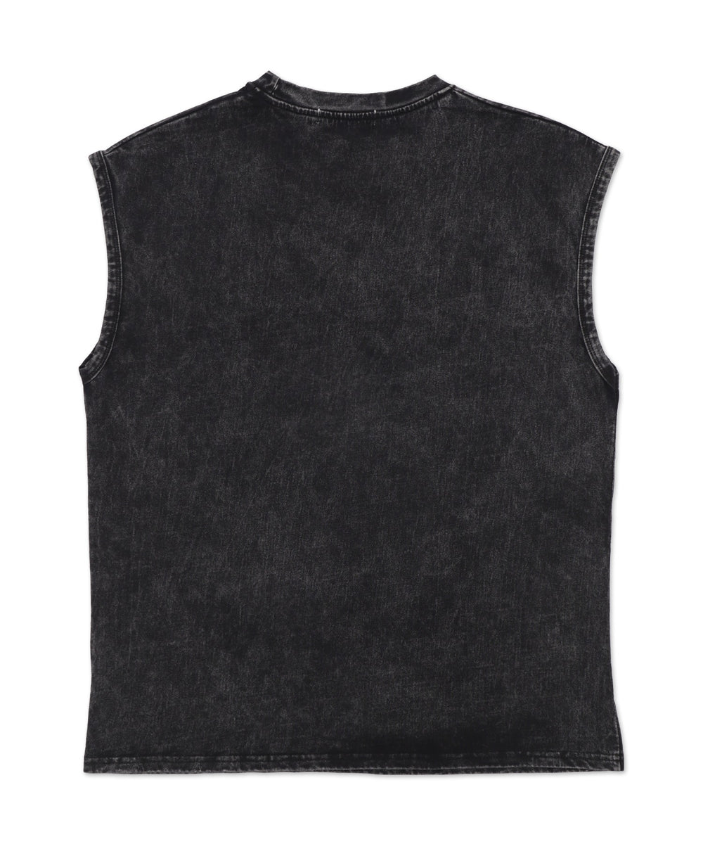 ピグメントノースリーブクロスビッグT