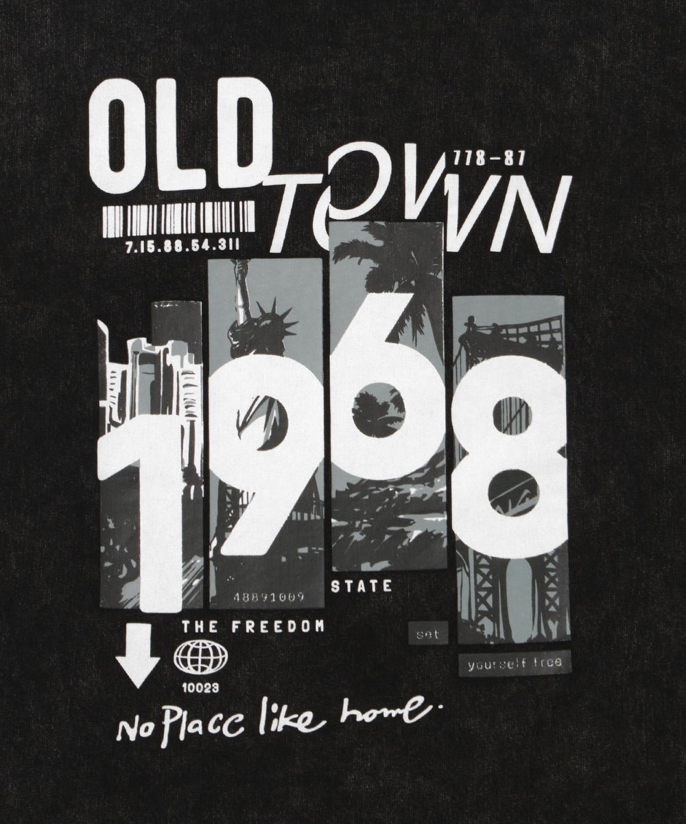 ピグメントOLDTOWN1968 ビッグT