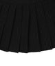 ダブルベルトストライププリーツミニスカート