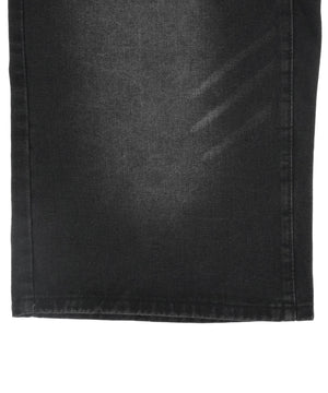 ワイドデニムハーフパンツ