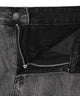 ブリーチカーゴブラックバギーデニム
