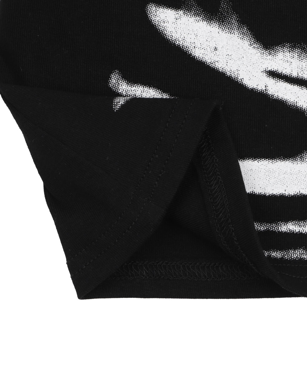 フェイクインナープリントトップス