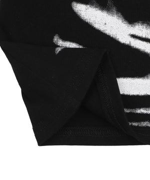 フェイクインナープリントトップス