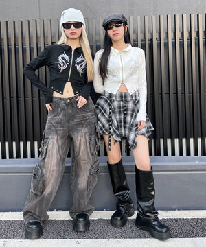 ドラゴンストーンアイレットZIPUPトップ