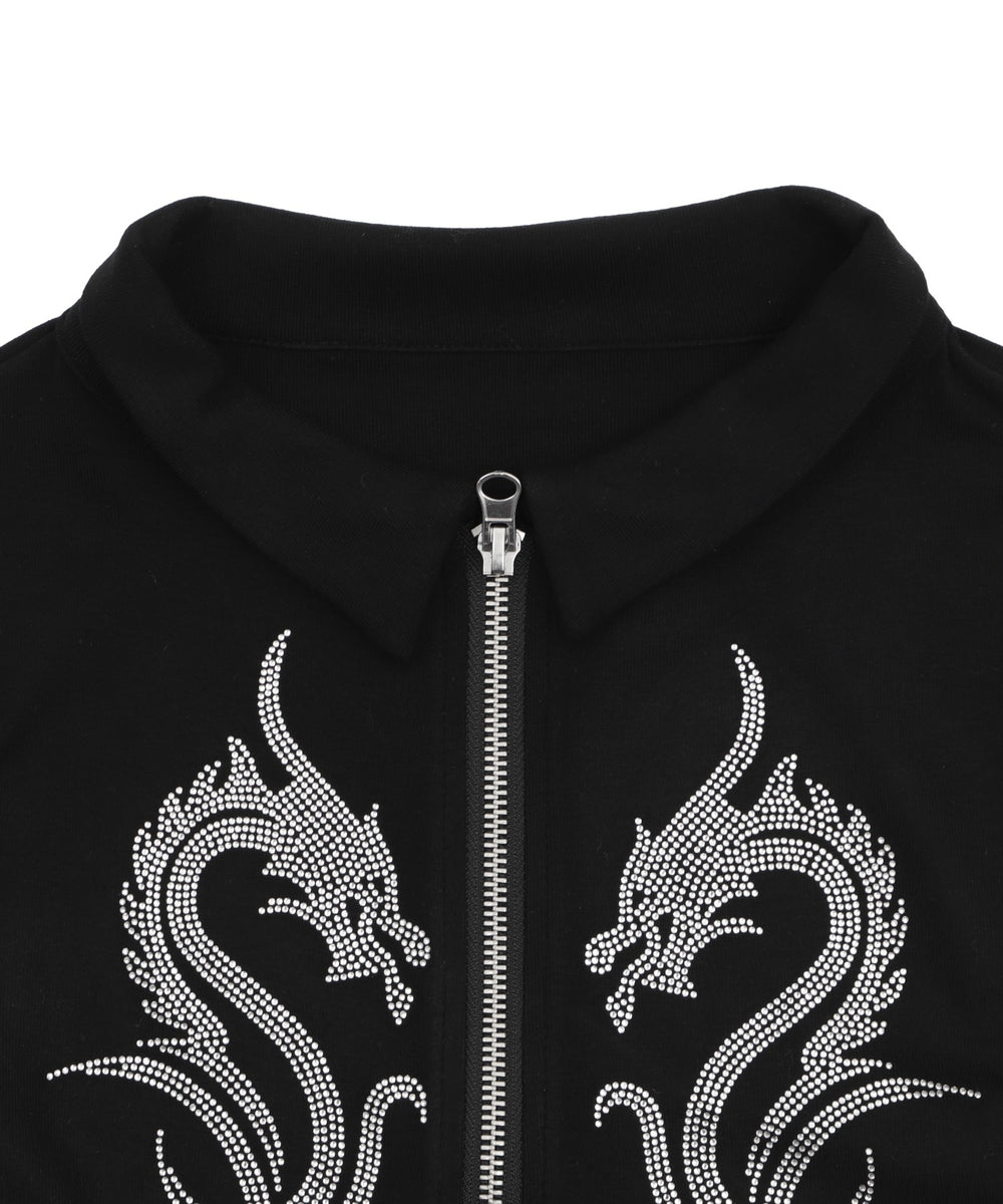 ドラゴンストーンアイレットZIPUPトップ