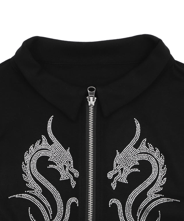 ドラゴンストーンアイレットZIPUPトップ