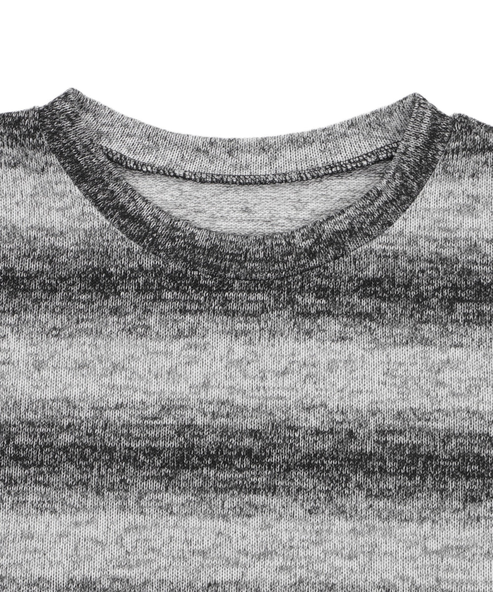 オンブレボーダーニット