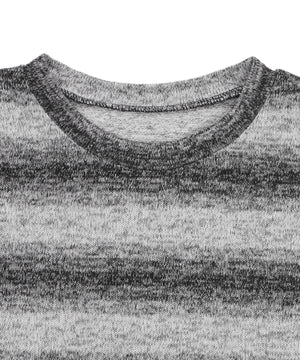 オンブレボーダーニット