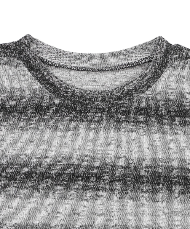 オンブレボーダーニット