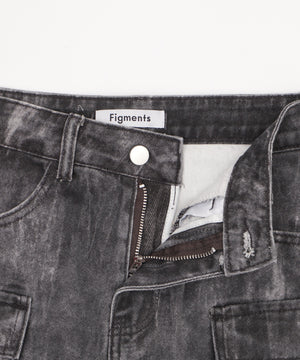 ベルト付きカーゴミニスカパン