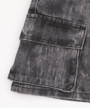 ベルト付きカーゴミニスカパン