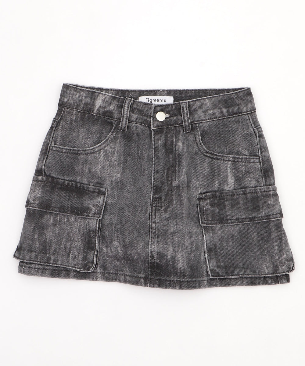 ベルト付きカーゴミニスカパン