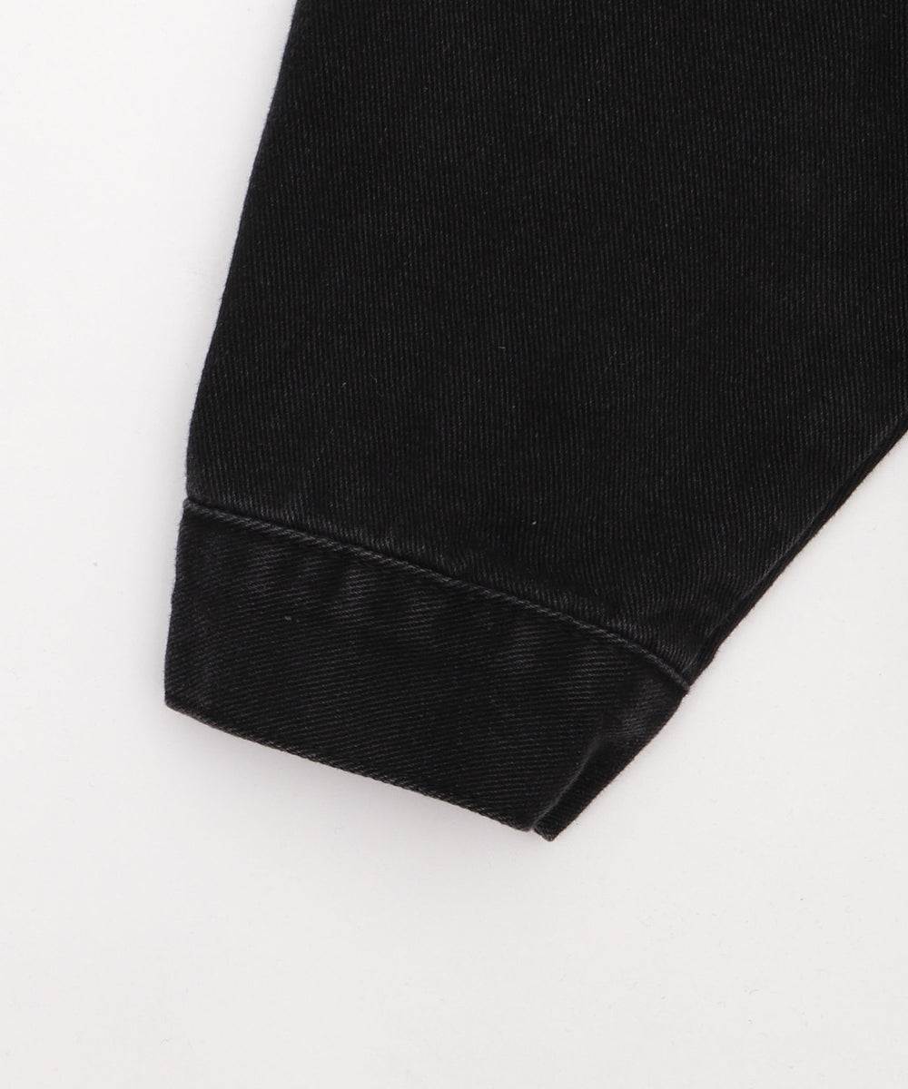 フーデッドデニムシャツ