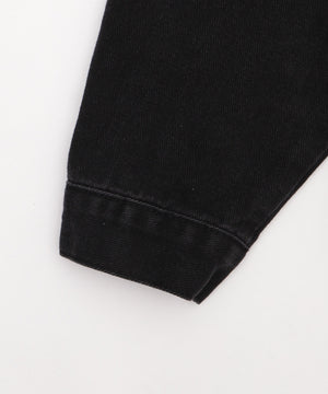 フーデッドデニムシャツ