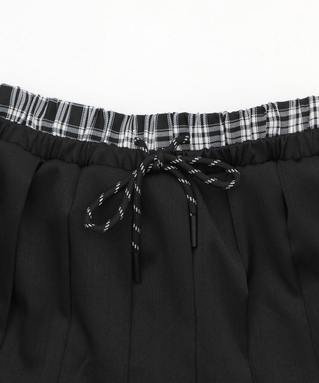 フェイクインナープリーツミニスカパン