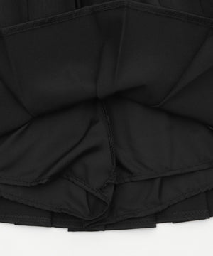 フェイクインナープリーツミニスカパン