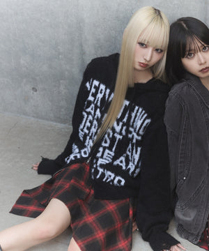 フェイクスリーブイレヘムスカート