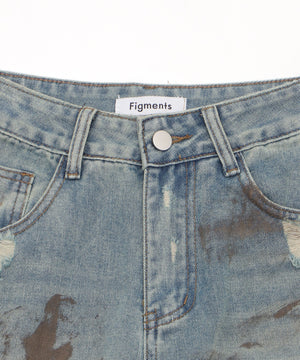 ハードダメージデニム