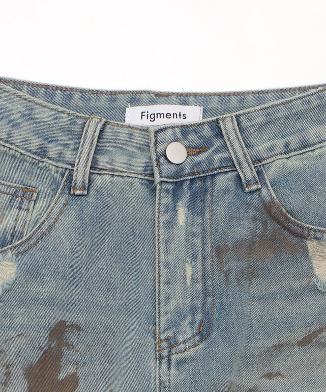 ハードダメージデニム