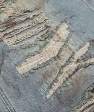 ハードダメージデニム