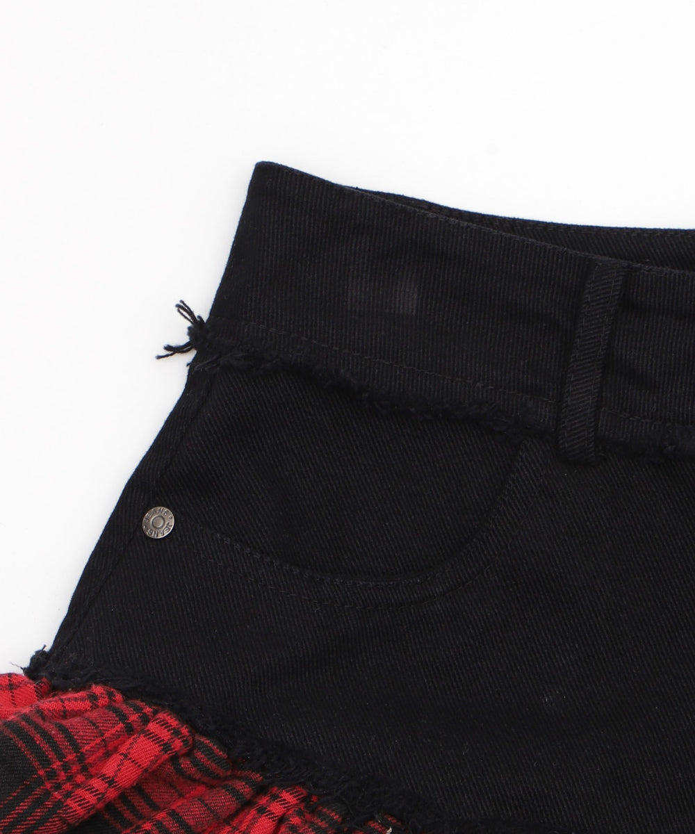 スイッチチェックミニスカパン