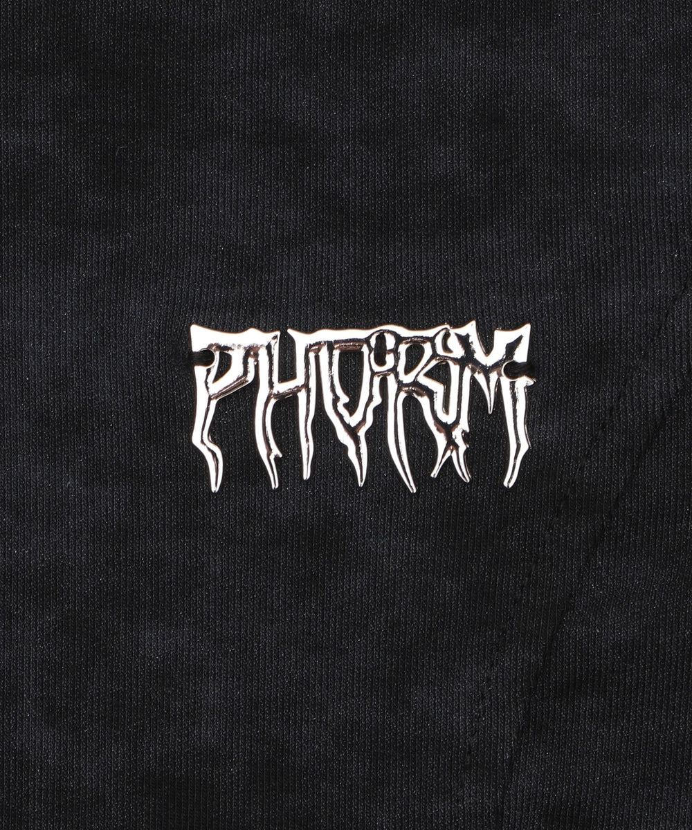 メタルバッジZIP UPトップ