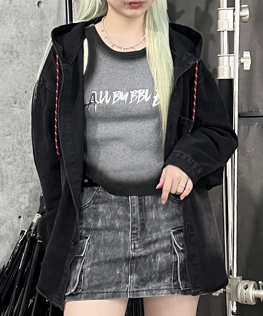 グレー モデル：160㎝ FREE着用