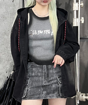 グレー モデル：160㎝ FREE着用