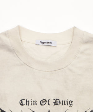 ダーティ加工メタルロゴビッグT