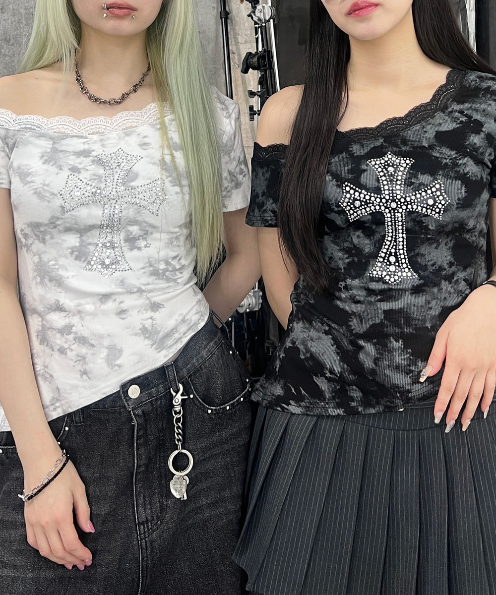 オフショルクロスピチT