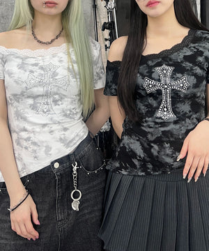 オフショルクロスピチT