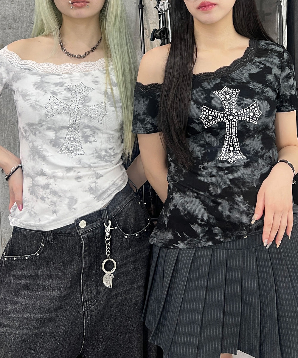 オフショルクロスピチT