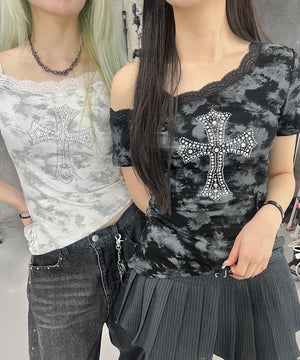 オフショルクロスピチT