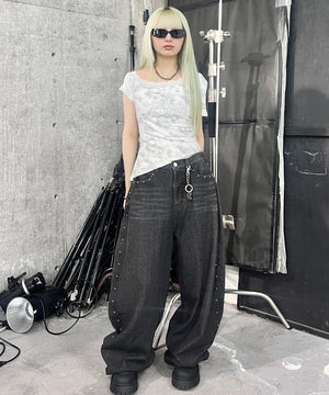 ホワイト モデル：160㎝ FREE着用