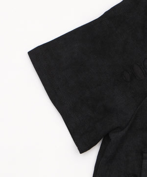 クロップドショルダーZIPトップ