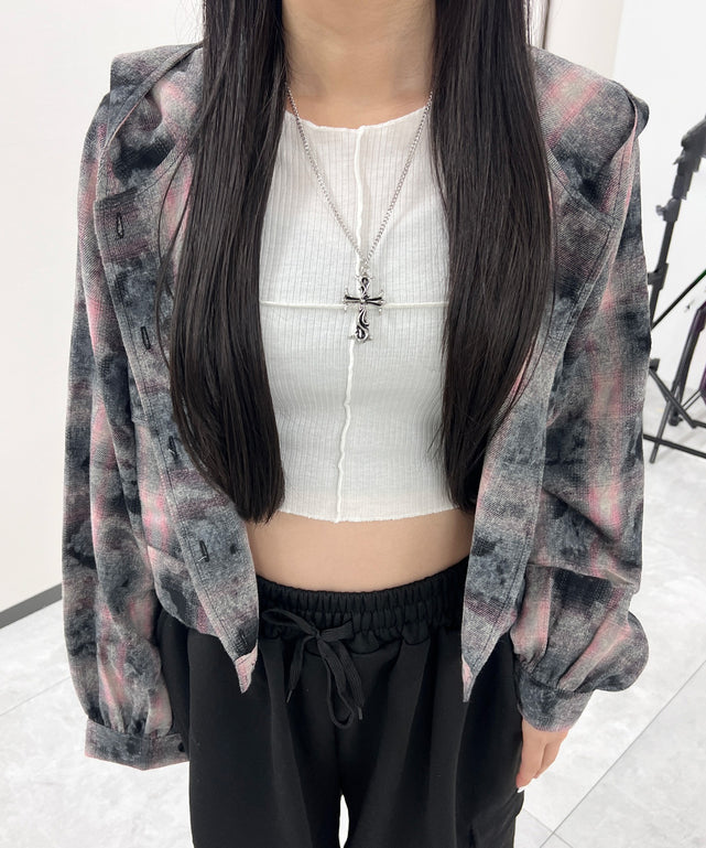 ピンク モデル：154㎝ FREE着用