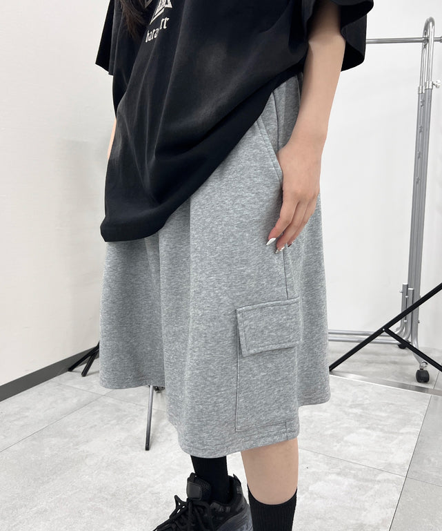 杢グレー モデル：154㎝ FREE着用