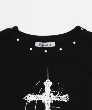 ドームネッククロスプリントTOP